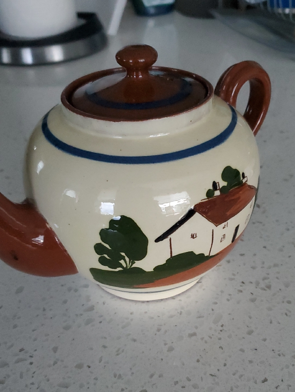 Vintage Watcombe Torquay Mottoware Teapot